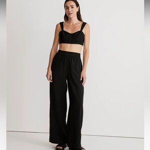 Madewell The Carley Wide-Leg Pant in Softdrape
